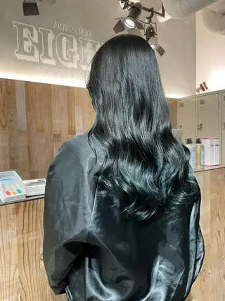 ロング ツノダ ルカのヘアスタイル