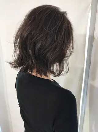 ショート カラー パーマ ヘアアレンジ メンズパーマの巨匠 鈴木純のヘアスタイル