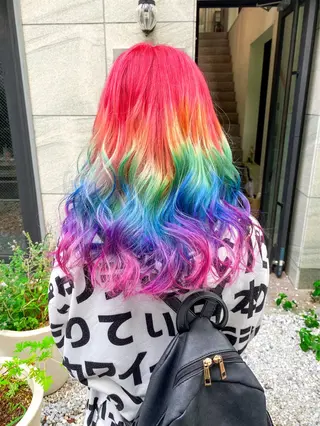 ロング カラー Chérie所属・Chérie 渋谷/カラーサロンのヘアスタイル