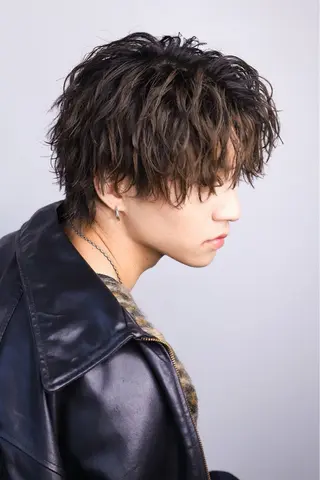 パーマ メンズ 渋谷/メンズパーマ 大岡拓海のヘアスタイル