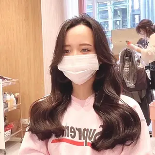 セミロング 韓国くびれレイヤー 🇰🇷はづきのヘアスタイル