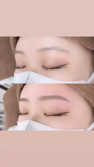 ヘアアレンジ メンズ マツエク・マツパ アイブロウ BEIGE 金山 🌹RUKAのマツエク・マツパデザイン