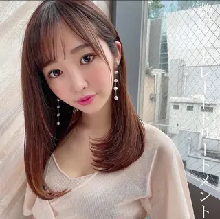 ロング LOREN 自由が丘所属・🩵藤間 妃南🩵のヘアスタイル