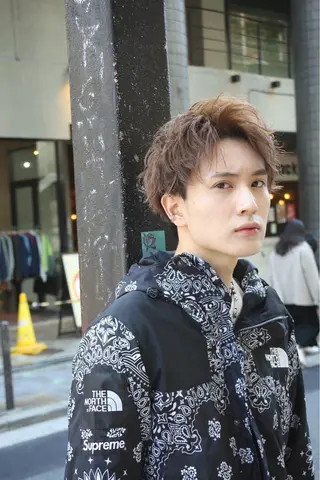 ショート カラー パーマ ヘアアレンジ メンズ キッズ ネイル マツエク・マツパ アイブロウ PERCUT大阪堀江店所属・メンズヘアのカリスマ 北地 空のヘアスタイル