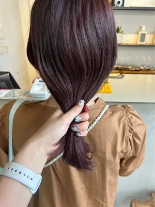 カラー morita yunaのヘアスタイル