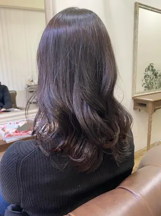 ミディアム 北山 なるみのヘアスタイル