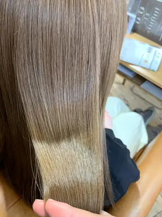 ロング パーマ ツチダ カホのヘアスタイル
