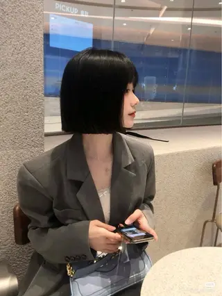 ショート ♡くすみトレンド ♡Rikutoのヘアスタイル