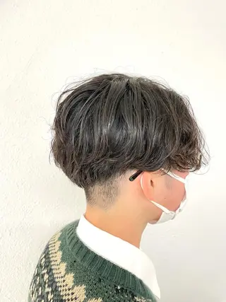 ショート パーマ メンズ 【東北メンズヘア1 位受賞🥇】本間祐太のヘアスタイル