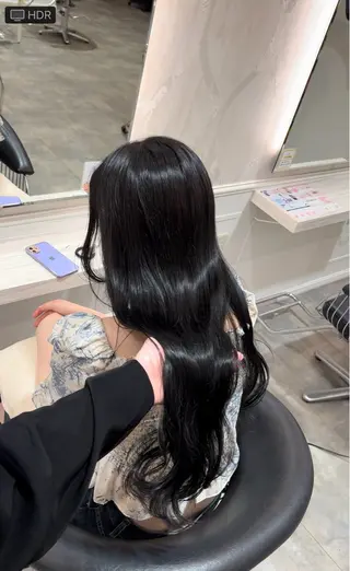 ロング カラー 橋本 倫生のヘアスタイル