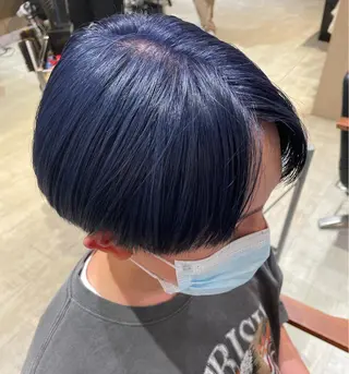 カラー メンズ ルーズシャドウ/ 波巻き💠大塩威吹のヘアスタイル