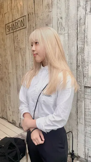 ロング カラー ヘアアレンジ メンズ 💐ナチュラルヘア Kroda💐のヘアスタイル