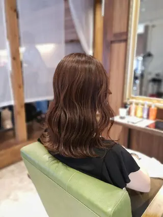 ミディアム カラー ✨艶髪✖癒し✨🍀 miyazawaのヘアスタイル