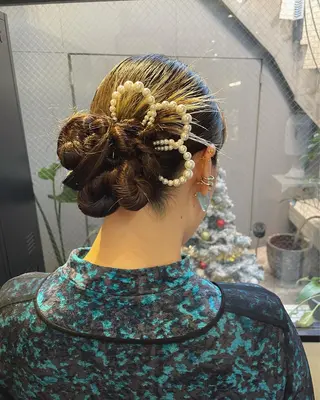 ロング ヘアアレンジ Stir maison[ステアメゾン]所属・layer cut /MIKUのヘアスタイル