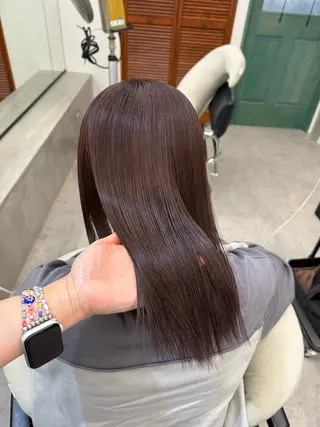 セミロング 🎀うる艶モテ髪🎀 透明感/ユナのヘアスタイル