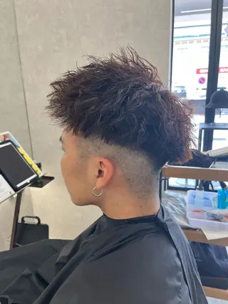 ショート カラー メンズ カンゴールサロン富山セントラル所属・小林 心空のヘアスタイル