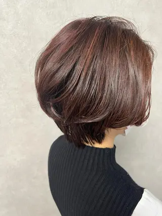 ショート カラー MIKOTO/マンツ ーマン/髪質改善🤎のヘアスタイル