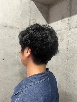 パーマ メンズ hina💟 透明感カラーのヘアスタイル