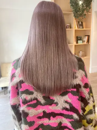セミロング カラー ネイル ポミエ恵比寿所属・🤎口コミ5.0 カラー好評🤎KENのヘアスタイル