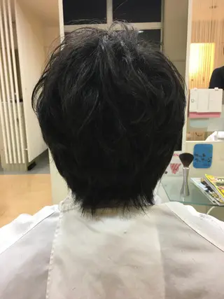 ショート パーマ 美容しょうへいの店  西長岡所属・斎藤 舞香のヘアスタイル