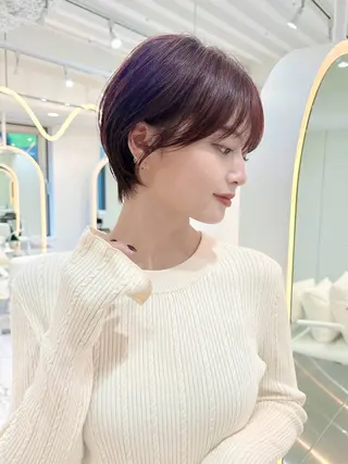 ショート カラー Cloe所属・久世 聡のヘアスタイル