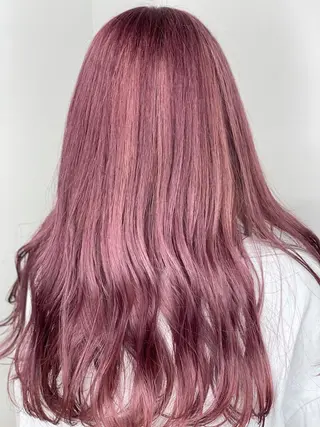 ロング カラー ヘアアレンジ ⭐️柏木皇気ブリーチ ムラ修正/他店直しのヘアスタイル