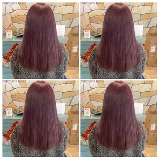 ロング カラー 髪質改善カラー艶髪× エクステ かいり✂️のヘアスタイル