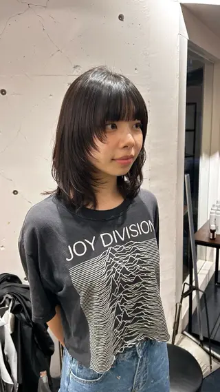 ミディアム L’HOMME BLANC所属・佐藤 優里奈のヘアスタイル