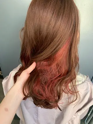 ロング カラー ヘアアレンジ サナ🌱 切りっぱなしボブのヘアスタイル