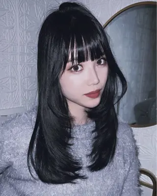 ロング カラー Pocket仙台 💚モエリのヘアスタイル