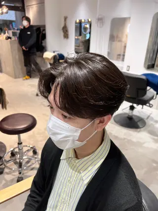 ミディアム パーマ メンズ メンズカットパーマ ✂️ JOYAのヘアスタイル