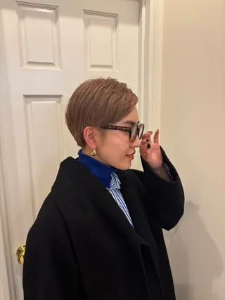 ショート カラー Belle 新宿店所属・🐰ブリーチモデル 募集中/ゆな🐰のヘアスタイル