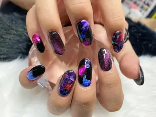 セミロング ネイル nail yukkoのネイルデザイン