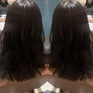 ロング カラー 韓国🇰🇷 ✂︎hair 内田愛のヘアスタイル