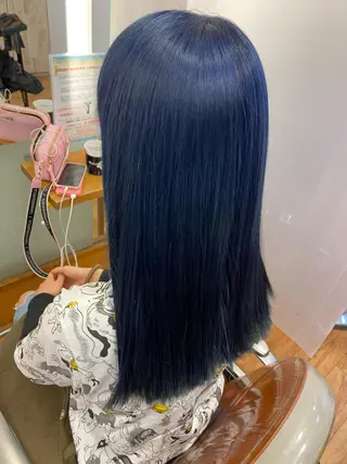 セミロング 茅ヶ崎/ハイライト/ ハイトーン/関口実華のヘアスタイル