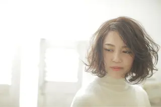 ショート カラー パーマ シールエクステ⭐️ オオミタクヤのヘアスタイル