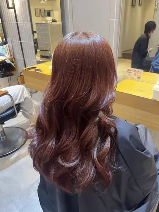 セミロング カラー ラフィスヘアードープ所属・👑髪質改善wカラー /ハイトーン/アユカのヘアスタイル