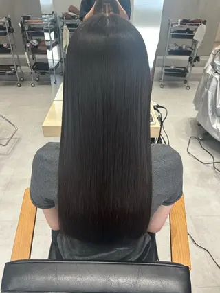 ロング 青山 遥香のヘアスタイル