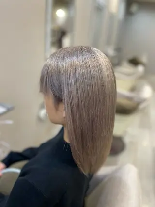 ミディアム カラー 浅沼 花奈のヘアスタイル