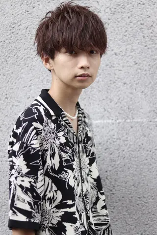 メンズ 韓流メンズカット パーマ/KOUTAのヘアスタイル