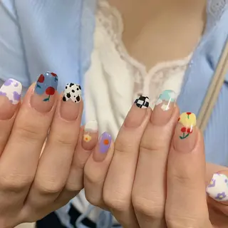 ネイル kana/モード ・グランジ໒꒱のネイルデザイン