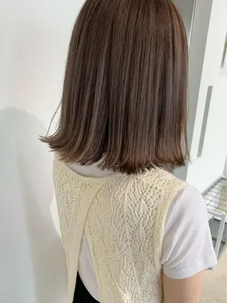 ミディアム カラー ANY／SUE 千葉パーマのヘアスタイル