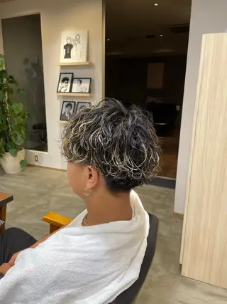 ショート 柏/メンズパーマ/ ナチュラル/颯寿のヘアスタイル