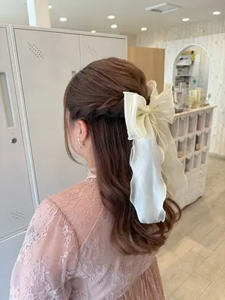 ヘアアレンジ 🎃0円パーマモデル 募集／佐藤菜々美🎀のヘアスタイル