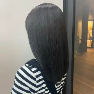 セミロング カラー 韓国風レイヤーカット 🍒サンジキ アカリのヘアスタイル