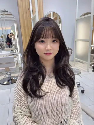 ロング 顔周り特化/ 韓国ヘア/TAKUのヘアスタイル