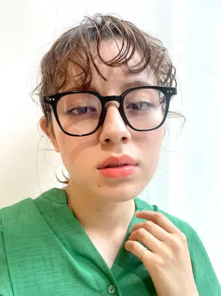 ミディアム カラー 🦖鶴岡香純🦖 産休中のヘアスタイル