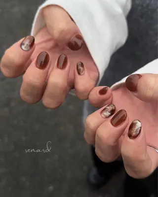 ショート renard nailのネイルデザイン