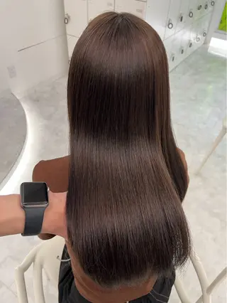 ロング 透明感ベージュ🤎 パタオのヘアスタイル