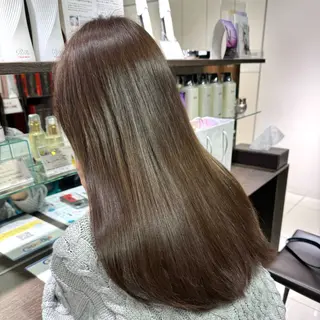 ロング カラー ヘアアレンジ ブリーチなしカラー /ベージュ/安形翔のヘアスタイル